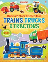 Make a Picture Sticker Book Trucks Train