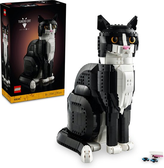 LEGO Ideas Chat Zwart et blanc - 21349