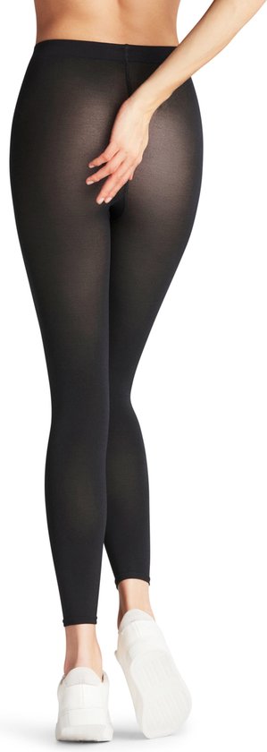 FALKE Cotton Touch leggings en Katoen opaque dames noir - Taille SM