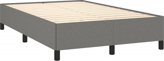 vidaXL-Boxspring-met-matras-stof-donkergrijs-120x190-cm
