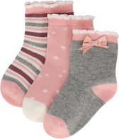 iN ControL 3pack babysocks girls - pink - 15/17