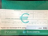 Exacompta -Register voor vrije beroepen BTW plichtig - 37 x27 cm
