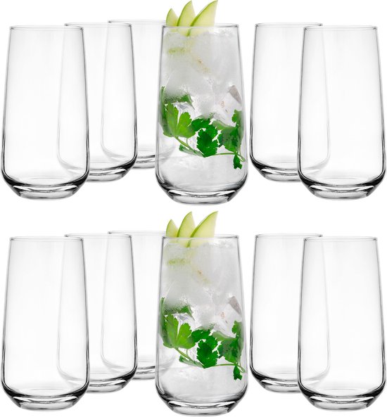 Glasmark KROSNO 1992 Glazenset 6-delig Drinkglazen Waterglazen Longdrinkglazen Sapglazen Vaatwasserbestendig 6x220 ml