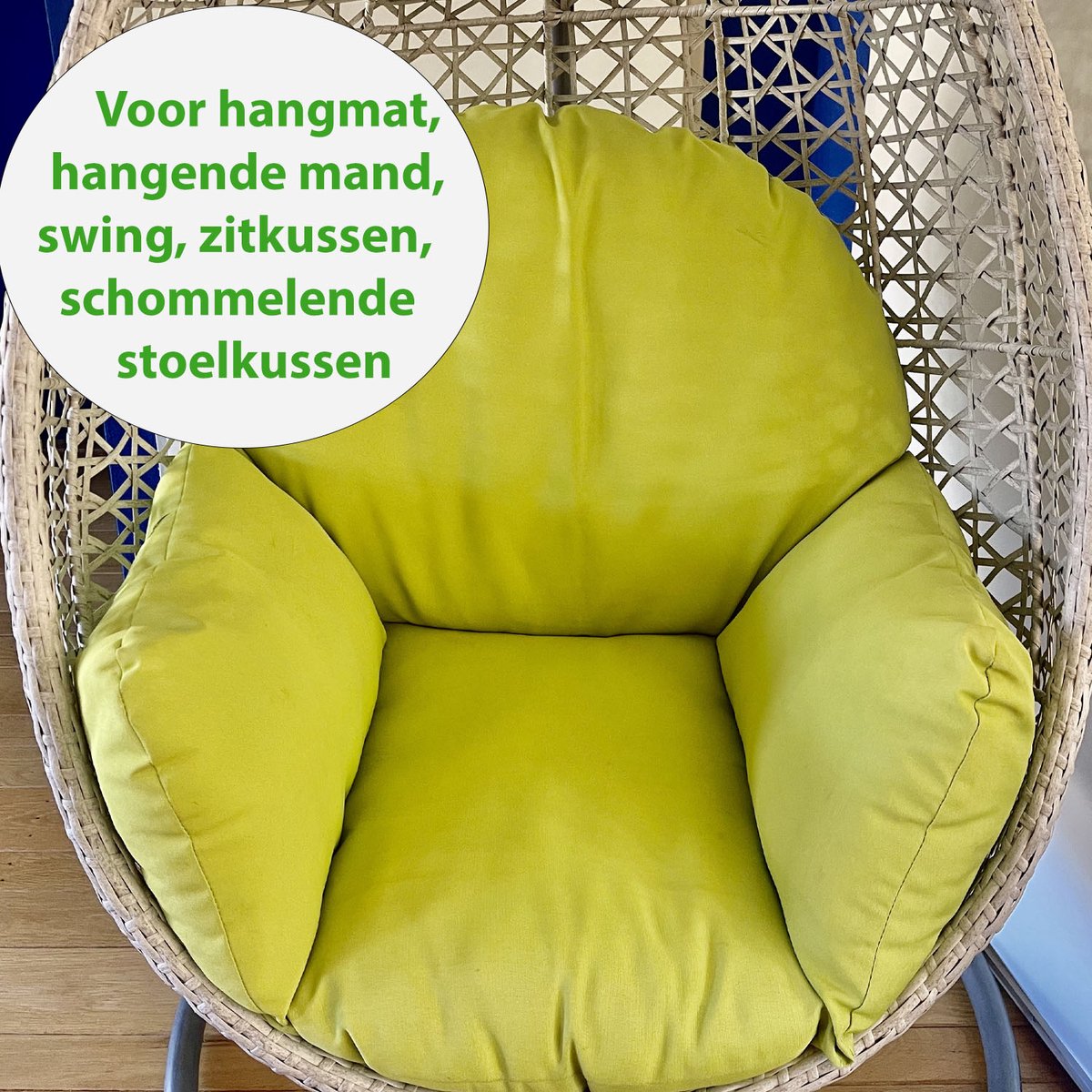 Rotan stoel kubu grey, vergrijsd rotan