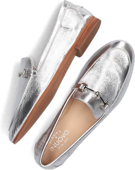 Inuovo B02005 Loafers - Instappers - Dames - Zilver - Maat 41