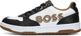 Boss Kids Baskets J50861 Lage sneakers - Leren Sneaker - Jongens - Zwart - Maat 36