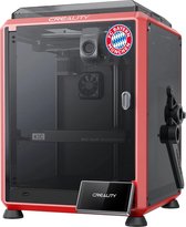 Creality - K1c - Imprimante 3D - Machine d'impression 3D - Machine d'impression - 3D - 600 Mm/s - Vitesse Max - Rouge - Écran LCD