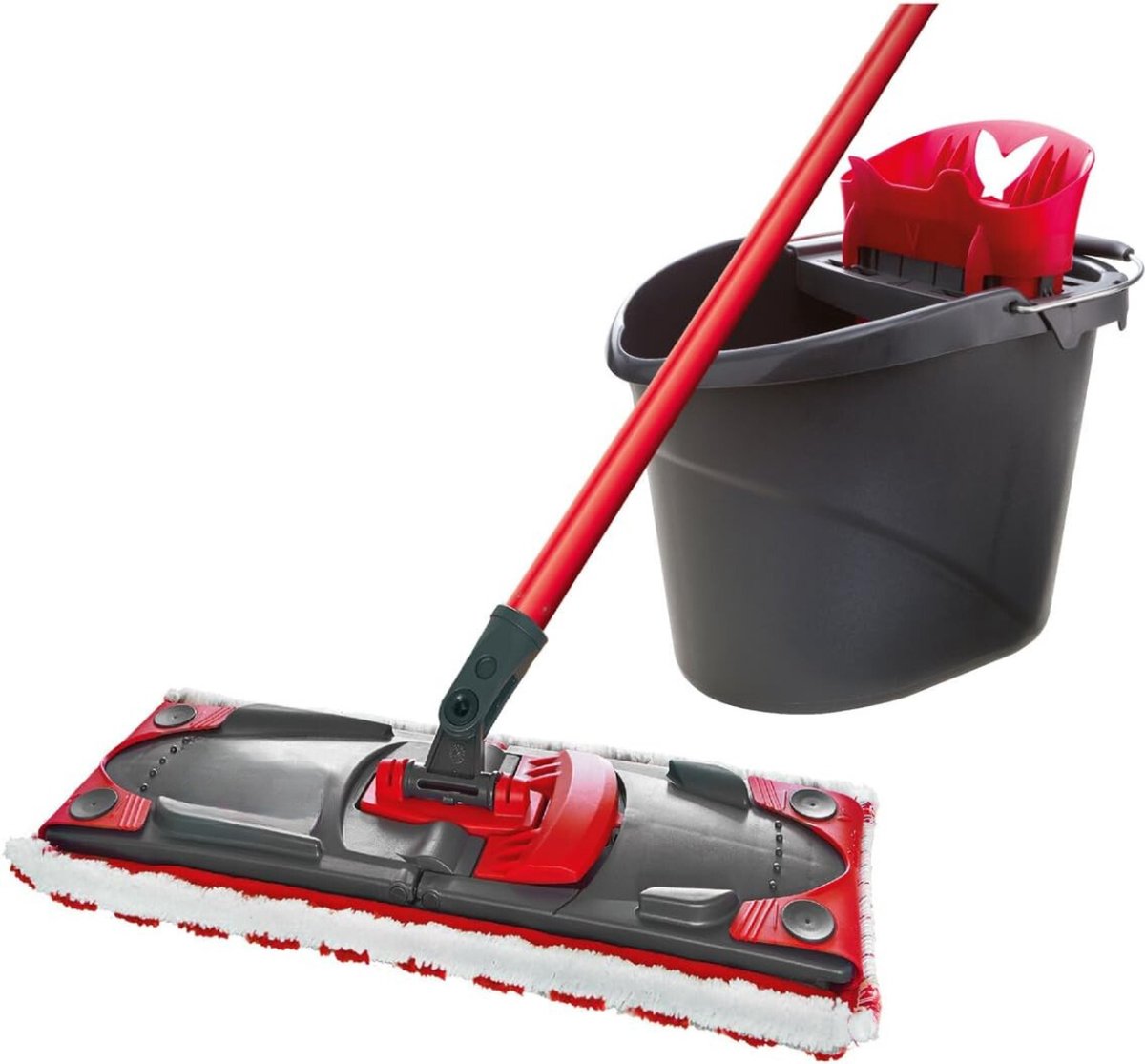 Dweil - Mop - vloerreinigingsset - Microvezelhoes - Schoon - Compleet