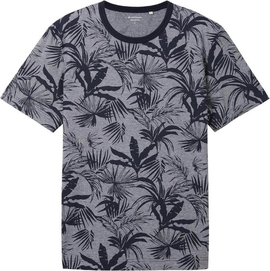 Tom Tailor T-shirt T Shirt Met Print 1042130xx10 35591 Mannen Maat - XXL