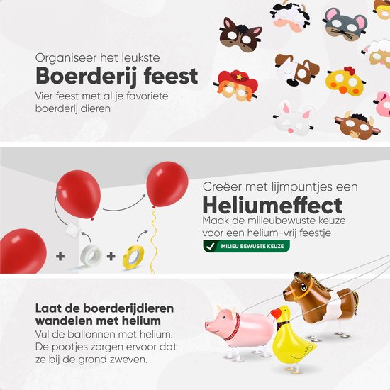 Kaarsjes boerderij dieren - Alles voor een kinderverjaardag