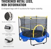 enfants - trampoline - filet de sécurité - jouets d'extérieur - 1,5 m de diamètre