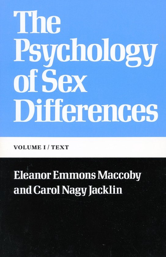The Psychology of Sex Differences - cover