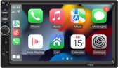 Autoradio | 7 inch Touchscreen | Apple Carplay | Android Auto | 2 DIN Universeel | Bluetooth | Aux | USB