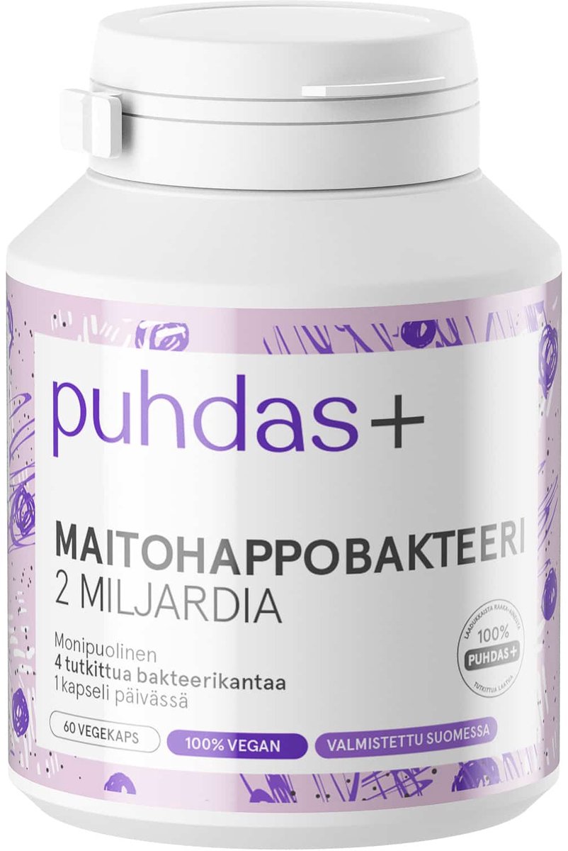 biotica supplementen Melkzuur Capsules-Puhdas plus