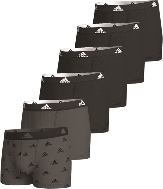 Adidas Sport Trunk (6PK) Heren Onderbroek - meerkleurig - Maat M