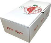 Pizzadoos - 100 Stuks - Calzone Wit 30x16x10cm - Pizzadozen