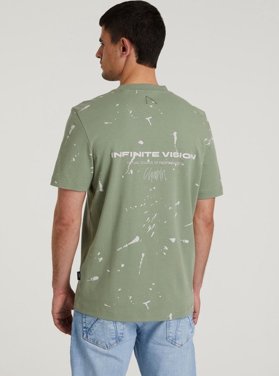 Chasin' T-shirt Eenvoudig T-shirt Elon Groen Maat M