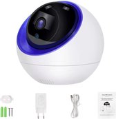 Xd Xtreme - FDH indoor beveiligingscamera - blauw met wit - spaceball design - binnen camera - met app