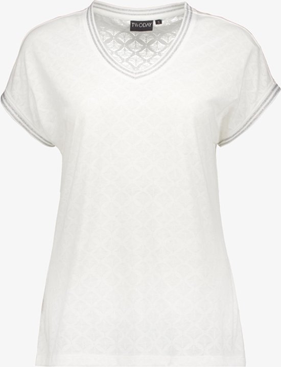TwoDay dames T-shirt wit - Maat XL