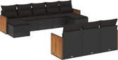 vidaXL-10-delige-Loungeset-met-kussens-poly-rattan-zwart