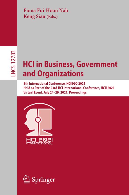 HCI in Business Government and Organizations - cover