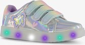 Blue Box meisjes sneakers zilver met lichtjes - Maat 30 - Uitneembare zool