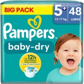 Pampers - Baby Dry - Maat 5+ - Big Pack - 48 stuks - 12/17 KG