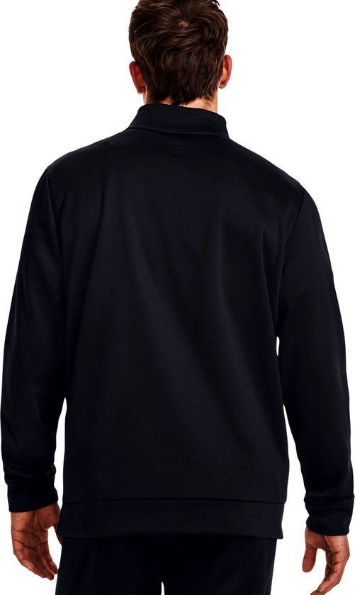 UA Armour Fleece 1/4 Zip - Black / / Black van Merkloos — afbeelding 2