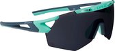 F ARCADE Matt Mint Blauw Polarized Sportbril met UV400 Bescherming en Flexibel TR90 Frame - Unisex & Universeel - Sportbril - Zonnebril voor Heren en Dames - Fietsaccessoires - Zwart