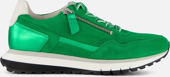 Gabor Sneakers groen Suede - Dames - Maat 39