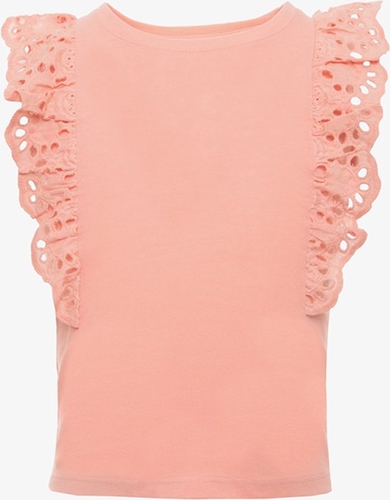 T-shirt fille TwoDay avec broderie corail - Rose - Taille 122/128