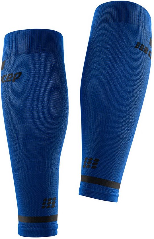 CEP the run compression calf sleeves men blue maat 3 tot onder de knie... bol