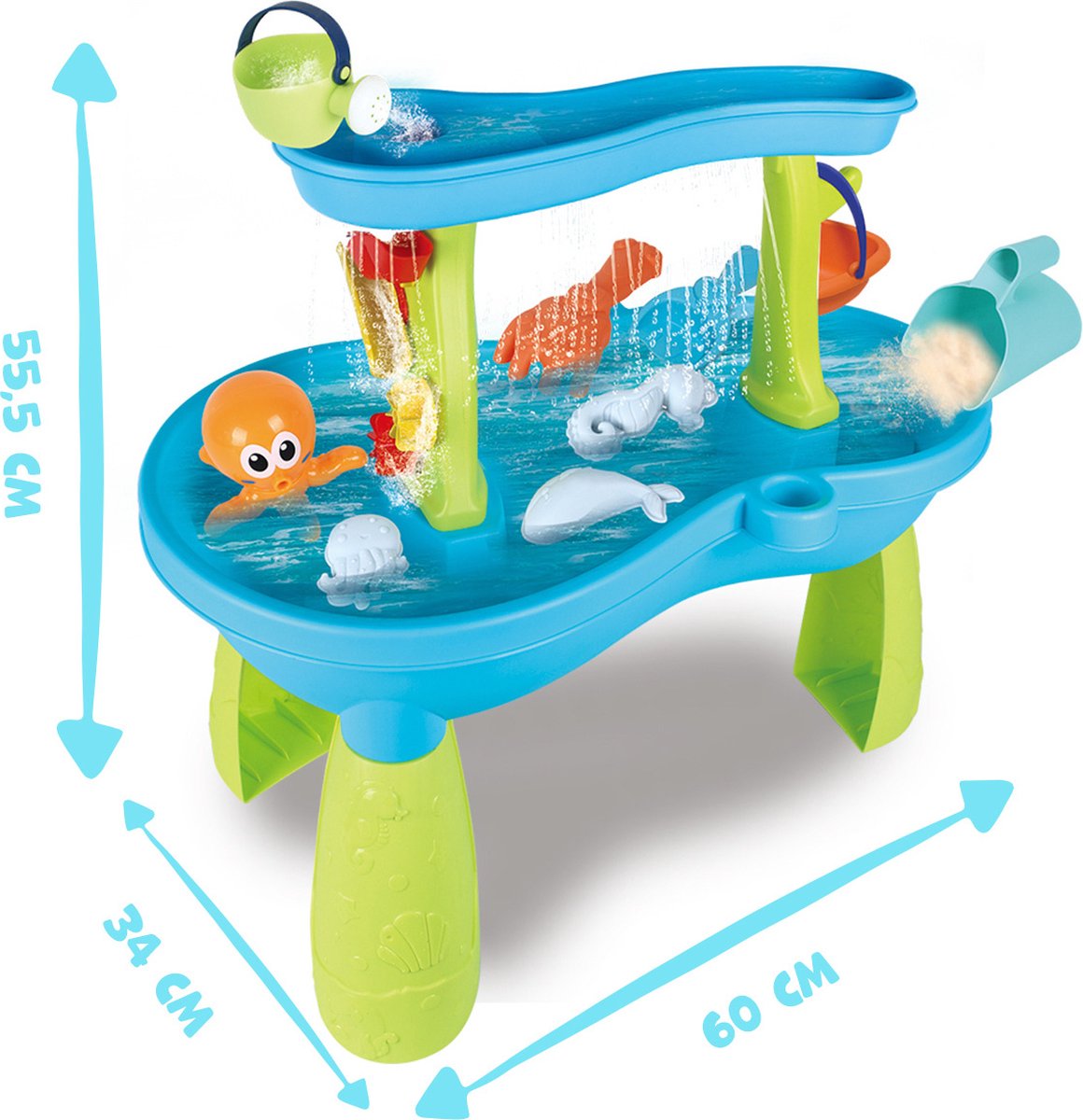 Beach Toys Zand- En Watertafel Met Accessoires 19-delig — afbeelding 2