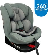 Ding Sky Autostoel - Blauw - 360° Draaibare Isofix Autostoel - i-Size - Vanaf 40 tot 150cm - 0 tot 12 jaar