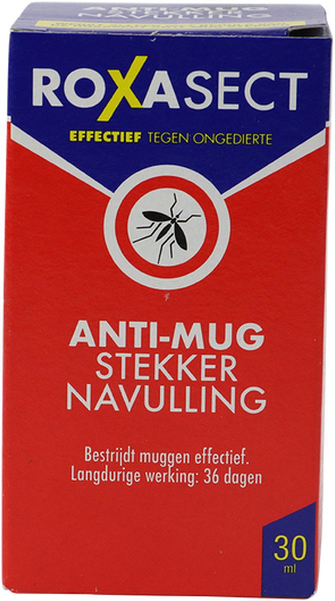 Roxasect muggen stekker navulling- 4 x 1 stuks voordeelverpakking