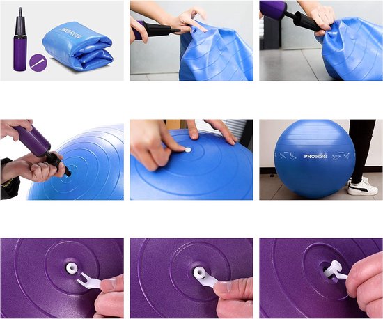 BlissfulAbode Filz-Schutzhülle Für Gymnastikbälle – 55/65/75 Cm – Grau – Verschleißfest & Faltbar BlissfulAbode Filz-Schutzhülle Für Gymnastikbälle – 55/65/75 Cm – Grau – Verschleißfest & Faltbar