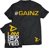 T-Shirt - T-Shirt #gainz - Dedicated Nutrtion - XL -