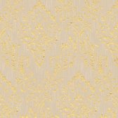 Papier peint baroque Profhome 306592-GU papier peint textile texturé style baroque beige doré brillant 5,33 m2
