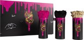 Rosuz Luxe geschenkset The Key to your Heart - Longlife rozen - 3-pack Mini Flower boxen - Een tijdloos gebaar van liefde.