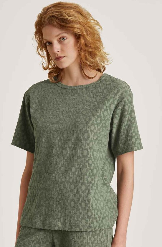 Calida Laurel Shirt 14497 Green - maat XS