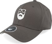 Hatstore- Logo Dark Grey Flexfit - Bearded Man Cap