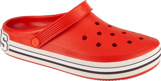 Crocs Off Court Logo Clog 209651-625, Homme, Rouge, Slippers, taille: 41/42