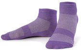 Ecorare® - Chaussettes de yoga - Chaussettes basse adhérence - Chaussettes de sport - Violet clair - Taille S