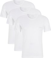 HUGO BOSS Classic T-shirts regular fit (3-pack) - heren T-shirts O-hals - wit - Maat: XL