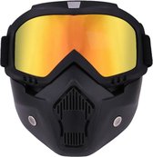 Actania Ski Masker - Ski Zonnebril - Dames - Heren - Wintersport - Winddicht - UV-Bescherming - Ski Gadgets - Rood