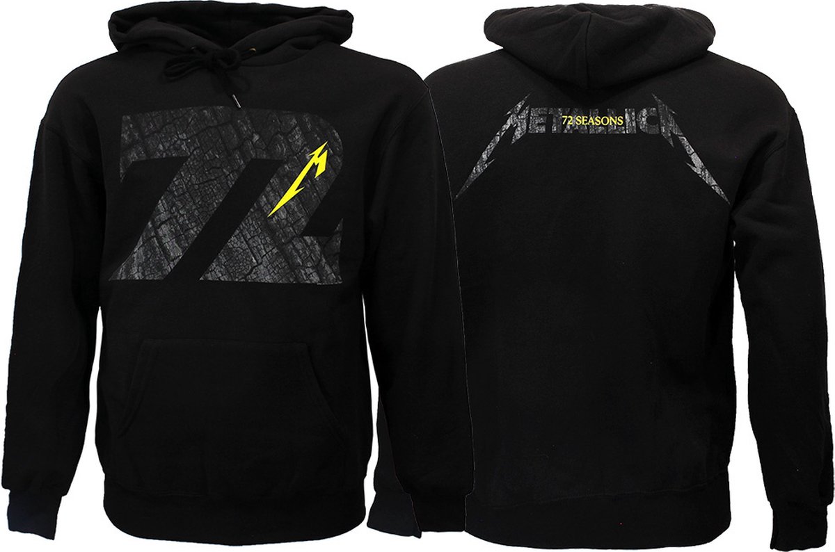 Metallica 72 Seasons Charred Logo Hoodie Sweater - Officiële Merchandise - S