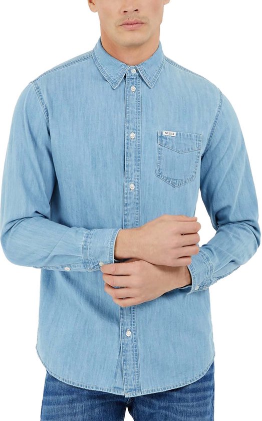 Guess Ronnie L/S Overhemd Overhemden - Streetwear - Volwassen