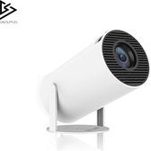 Mini Beamer - Film Projector met Bluetooth - Draagbare Beamer - 4K Kwaliteit - Wit
