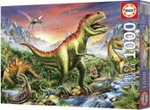 EDUCA - puzzel - 1000 stuks - Dinos