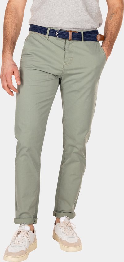 NZA New Zealand Auckland - Katoenen chino met stretch - Mellow Army